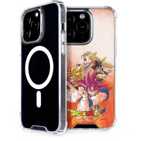 Dragon Ball Super Goku Evolution iPhone 15 Pro MagSafe Case